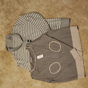 Bundle of (2) Striped Banana Republic Pullover Sweaters